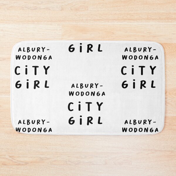 Item preview, Albury-Wodonga CITY GIRL | Typography Design | Minimalist Aesthetic designed and sold by RM-Journey.