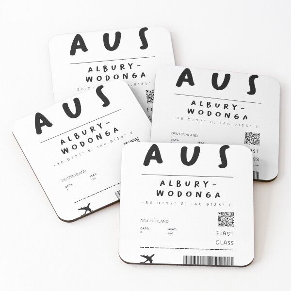 Item preview, Albury-Wodonga | Plane Ticket Design | Traveling | Tourists designed and sold by RM-Journey.