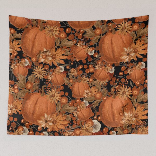 Item preview, pumpkins pattern designed and sold by Y0ussefrizk.