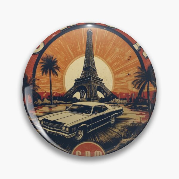 Retro styl design. Pin