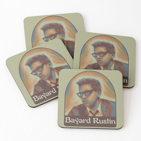Item preview, Bayard Rustin Portrait and Quote designed and sold by Unhinged Heather.