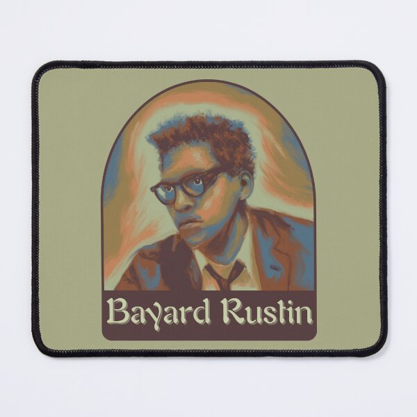 Item preview, Bayard Rustin Portrait and Quote designed and sold by Unhinged Heather.