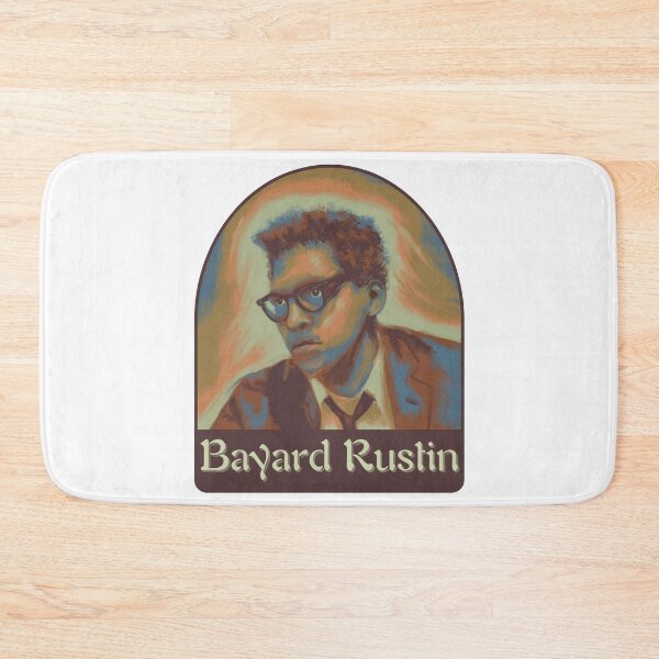 Item preview, Bayard Rustin Portrait and Quote designed and sold by Unhinged Heather.