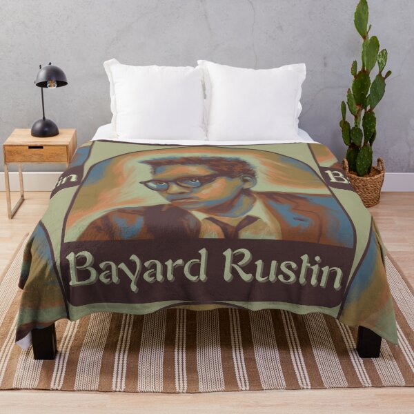 Item preview, Bayard Rustin Portrait and Quote designed and sold by Unhinged Heather.