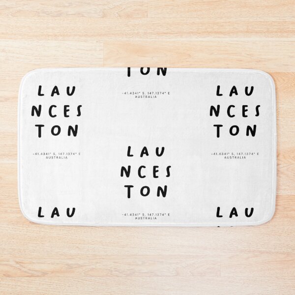 Item preview, Launceston | Typography Design | Design Map Coordinates designed and sold by RM-Journey.