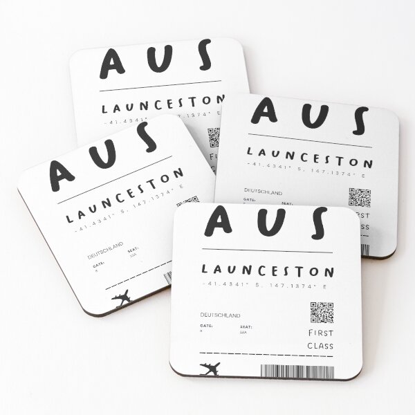Item preview, Launceston | Plane Ticket Design | Traveling | Tourists designed and sold by RM-Journey.