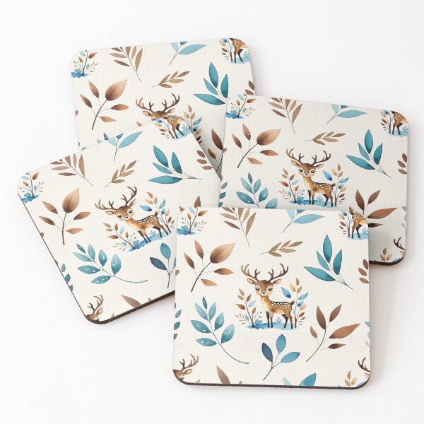 Item preview, Cute enchanted deer designed and sold by strixvariaart.