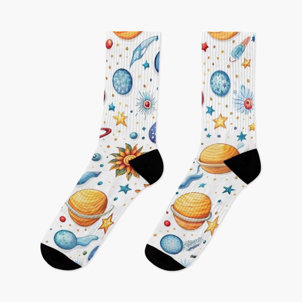 Item preview, Space Pattern Planets Stars Comets Cosmic Exploration Universe designed and sold by Rostislav Bouda.