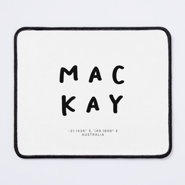 Item preview, Mackay | Typography Design | Design Map Coordinates designed and sold by RM-Journey.