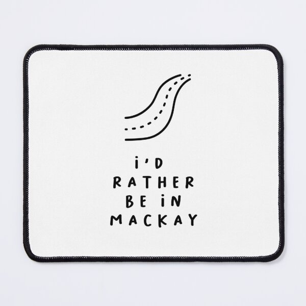Item preview, I'd Rather be in Mackay | Typography Design | Minimalist Aesthetic designed and sold by RM-Journey.