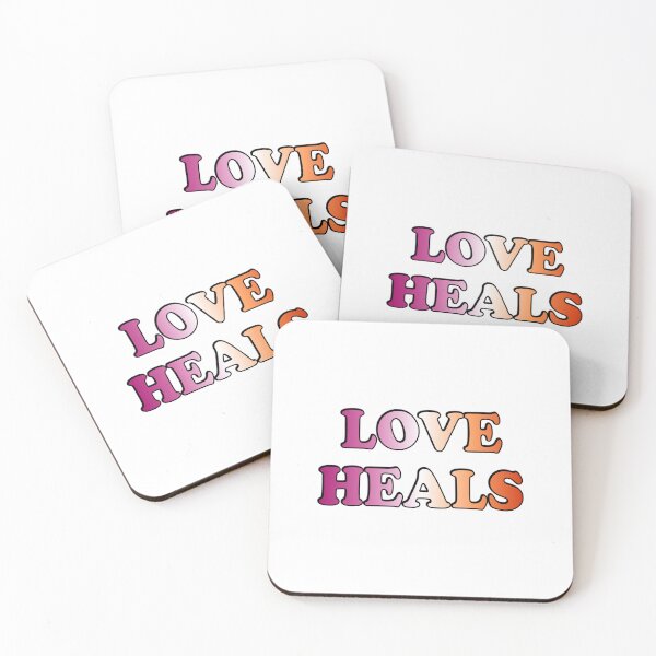 Item preview, Love Heals - Lesbian Flag Colors designed and sold by Inspirationmotivation.