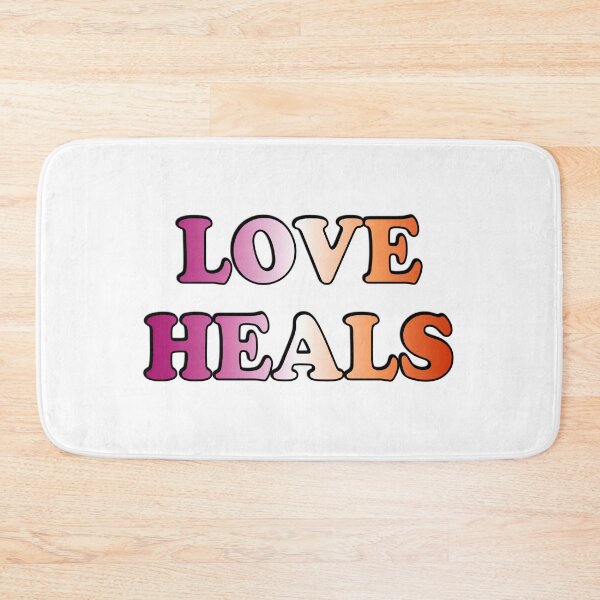 Item preview, Love Heals - Lesbian Flag Colors designed and sold by Inspirationmotivation.