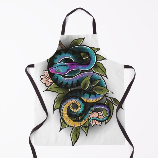 Item preview, Snake with flowers designed and sold by therisnell.