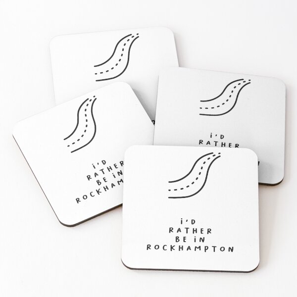 Item preview, I'd Rather be in Rockhampton | Typography Design | Minimalist Aesthetic designed and sold by RM-Journey.