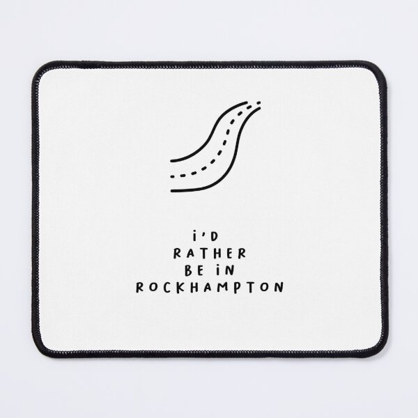 Item preview, I'd Rather be in Rockhampton | Typography Design | Minimalist Aesthetic designed and sold by RM-Journey.