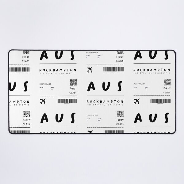 Item preview, Rockhampton | Plane Ticket Design | Traveling | Tourists designed and sold by RM-Journey.