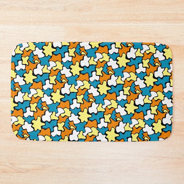 Artikelvorschau, Zufällige Farbe Blob Cartoon Camo entworfen und verkauft von EvergreenMotifs.