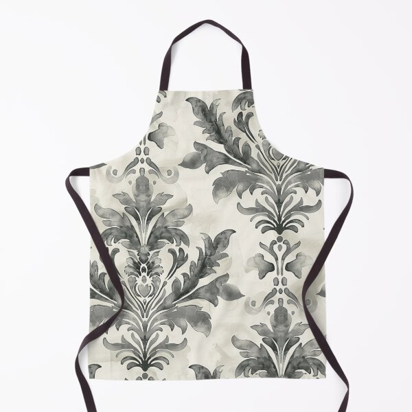 Item preview, WISTERIA WHIMSY Watercolor Damask designed and sold by Frenchifique.
