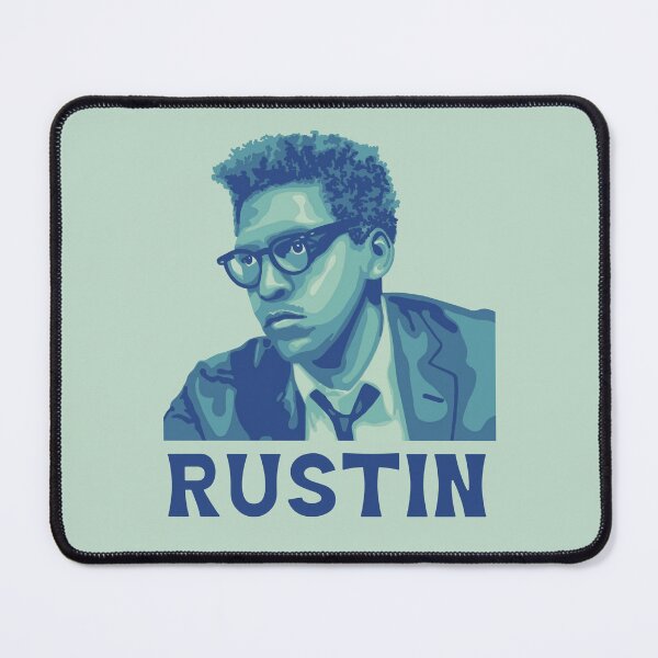 Item preview, Bayard Rustin Portrait and Quote designed and sold by Unhinged Heather.