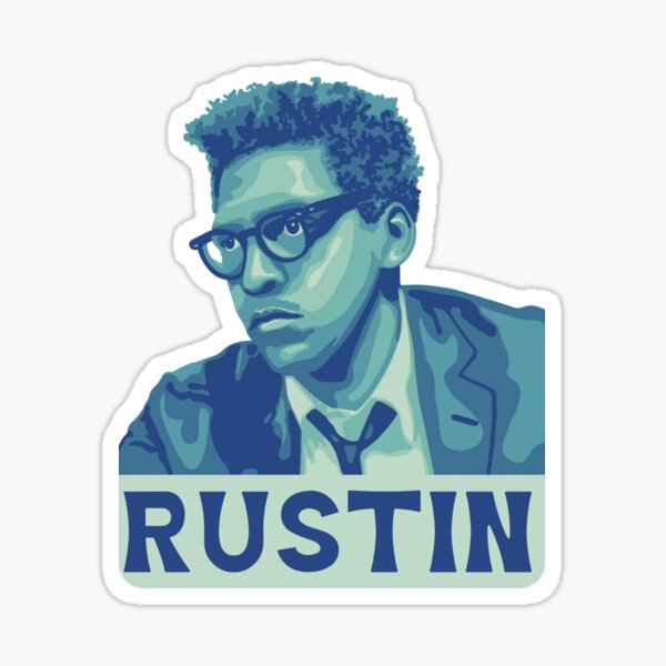 Item preview, Bayard Rustin Portrait and Quote designed and sold by Unhinged Heather.
