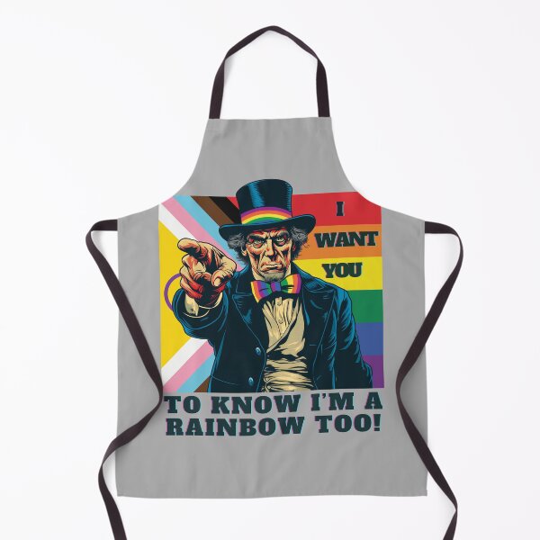 Item preview, UNCLE SAM I'M A RAINBOW TOO PRIDE SUPPORT designed and sold by NikoDeeko.