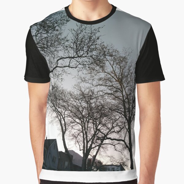 Happiness, Building, Skyscraper, New York, Manhattan, Street, Pedestrians, Cars, Towers, morning, trees, subway, station, Spring, flowers, Brooklyn Graphic T-Shirt