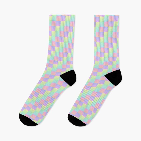 Item preview, Pastel Rainbow Color Transition Fade Linked Scales designed and sold by EvergreenMotifs.
