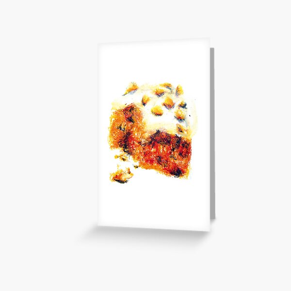 Gâteau crème dessin Carte de vœux