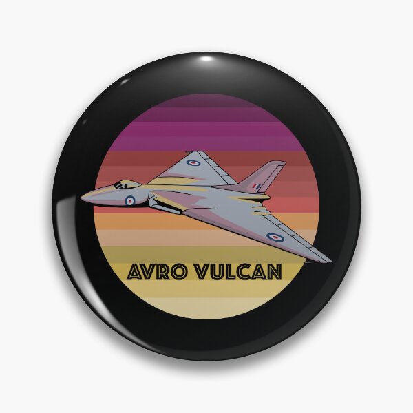 Item preview, Avro Vulcan British Delta-wing Bomber Retro Sunset designed and sold by MilitaryMart.