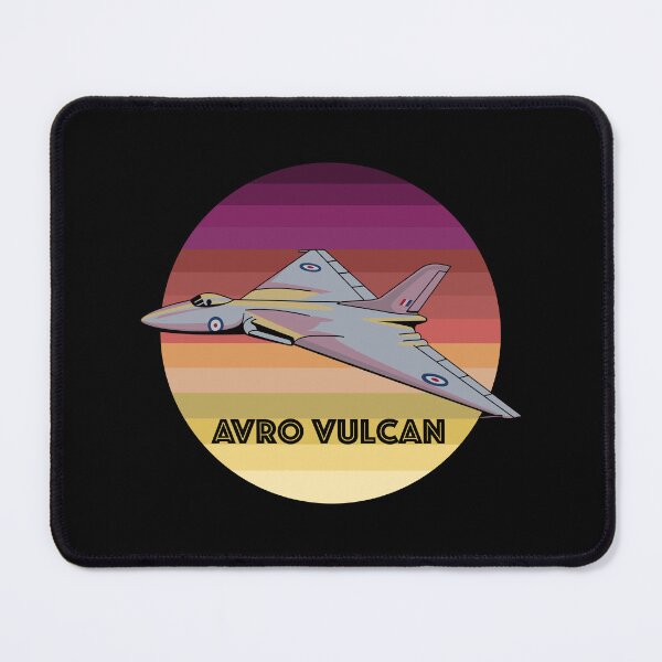 Item preview, Avro Vulcan British Delta-wing Bomber Retro Sunset designed and sold by MilitaryMart.