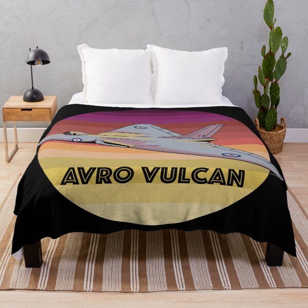 Item preview, Avro Vulcan British Delta-wing Bomber Retro Sunset designed and sold by MilitaryMart.
