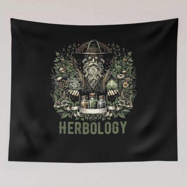Item preview, Herbology Magical Herbs Vintage Mystic Plants designed and sold by Dressed For  Duty.