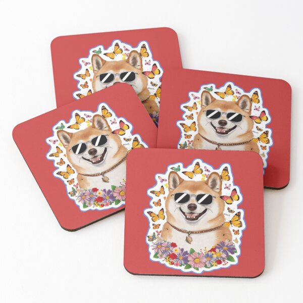 Item preview, A Cool Shiba Inu designed and sold by ZooStateofMind.
