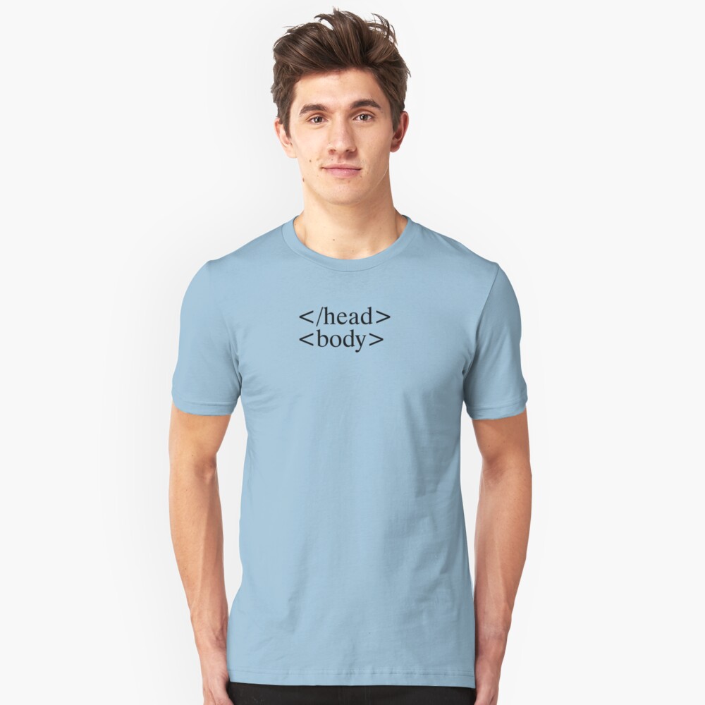 HTML Body Slim Fit T-Shirt