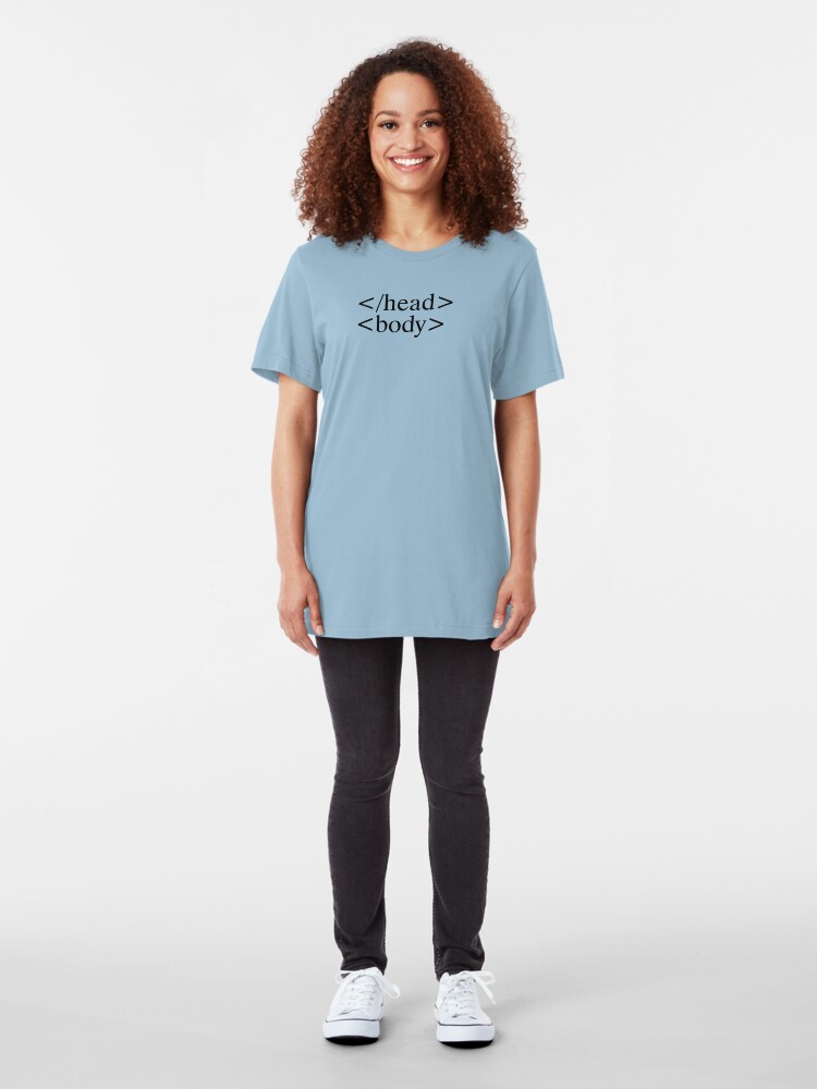 Alternate view of HTML Body Slim Fit T-Shirt