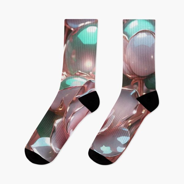 Artikelvorschau, Roségold und Smaragdgrün Metallic 3D Lebendige Farben Blumen Blätter entworfen und verkauft von HAKKI ARSLAN.