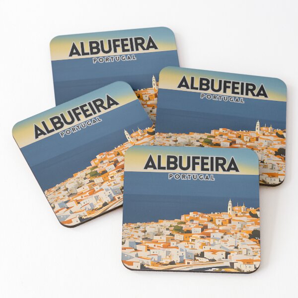 Item preview, Albufeira Portugal Travel Poster designed and sold by ZionPosteria.
