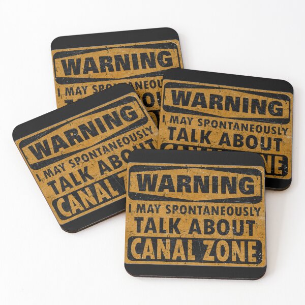 Item preview, Canal Zone Warning Sign designed and sold by Doug's Landing.