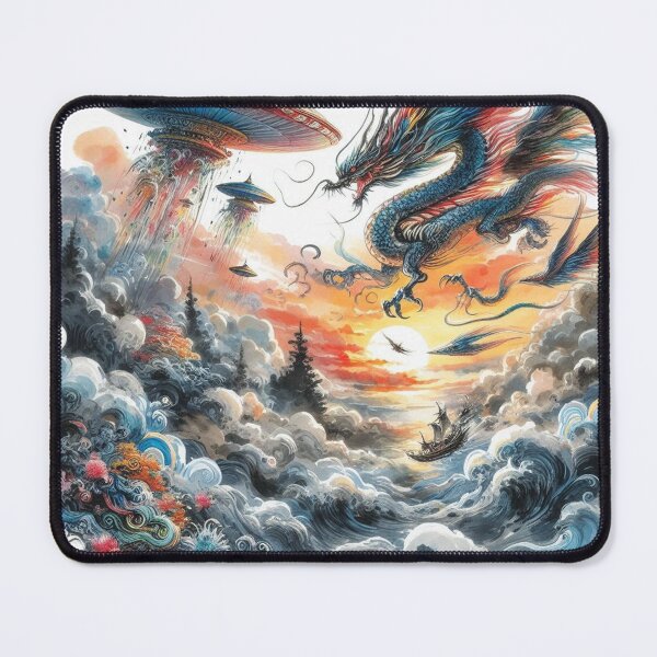 Item preview, UFO Dragons designed and sold by SuperDopeShop.