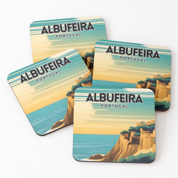 Item preview, Albufeira Portugal Travel Art designed and sold by ZionPosteria.