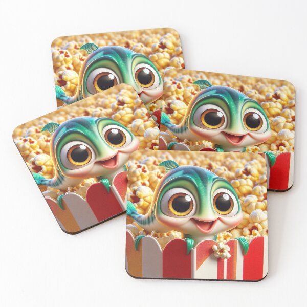 Item preview, Popcorn Fun with Anchovy designed and sold by Sillytoe.