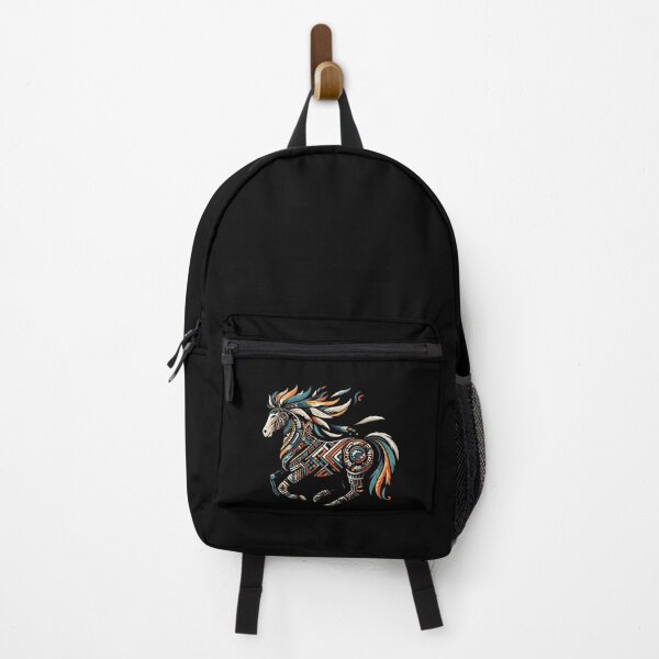 Item preview, Horse Tribal Abstract Art Native American Geometric Horses designed and sold by Dressed For Duty.