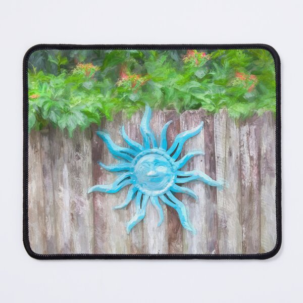 Item preview, Smiling Sun God Face on Fence X100 designed and sold by RichFrancoCars.
