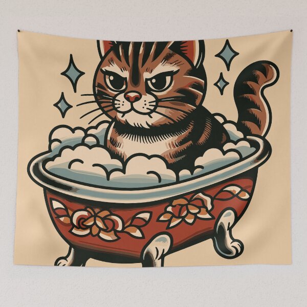 Item preview, Cat Bubble Bath designed and sold by syafamaisa3.