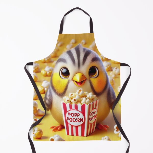 Item preview, Popcorn Delight with Zebra Finch designed and sold by Sillytoe.