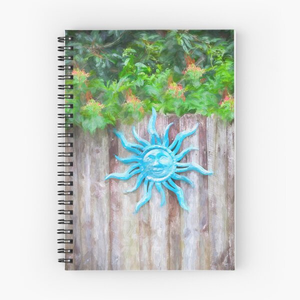 Item preview, Smiling Sun God Face on Fence X102 designed and sold by RichFrancoCars.