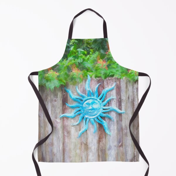 Item preview, Smiling Sun God Face on Fence X102 designed and sold by RichFrancoCars.