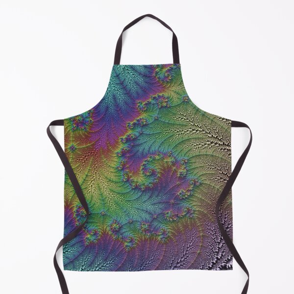 Item preview, Mandelbrot 102 - Intricate rainbow spiral blending copper-purple branch designed and sold by Draeger0.