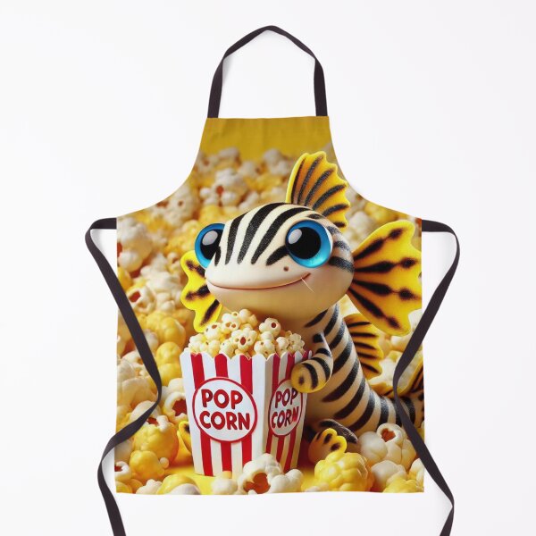 Item preview, Popcorn Feast with Zebra Pleco designed and sold by Sillytoe.