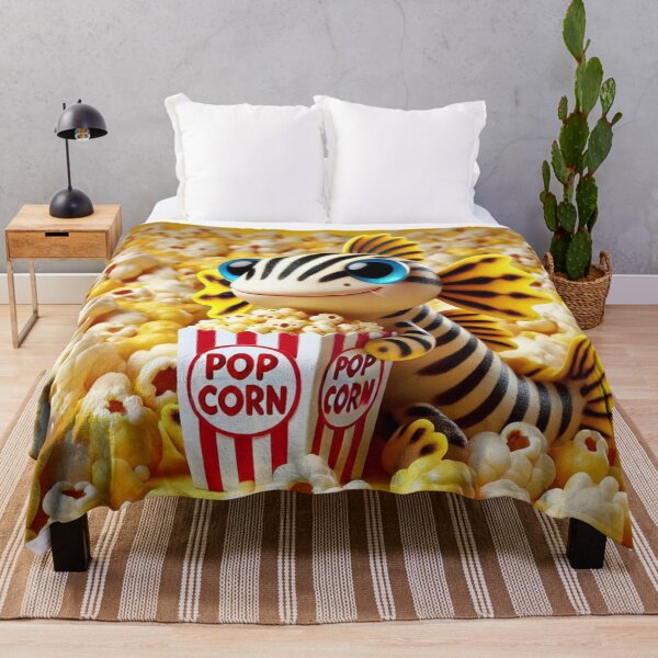 Item preview, Popcorn Feast with Zebra Pleco designed and sold by Sillytoe.